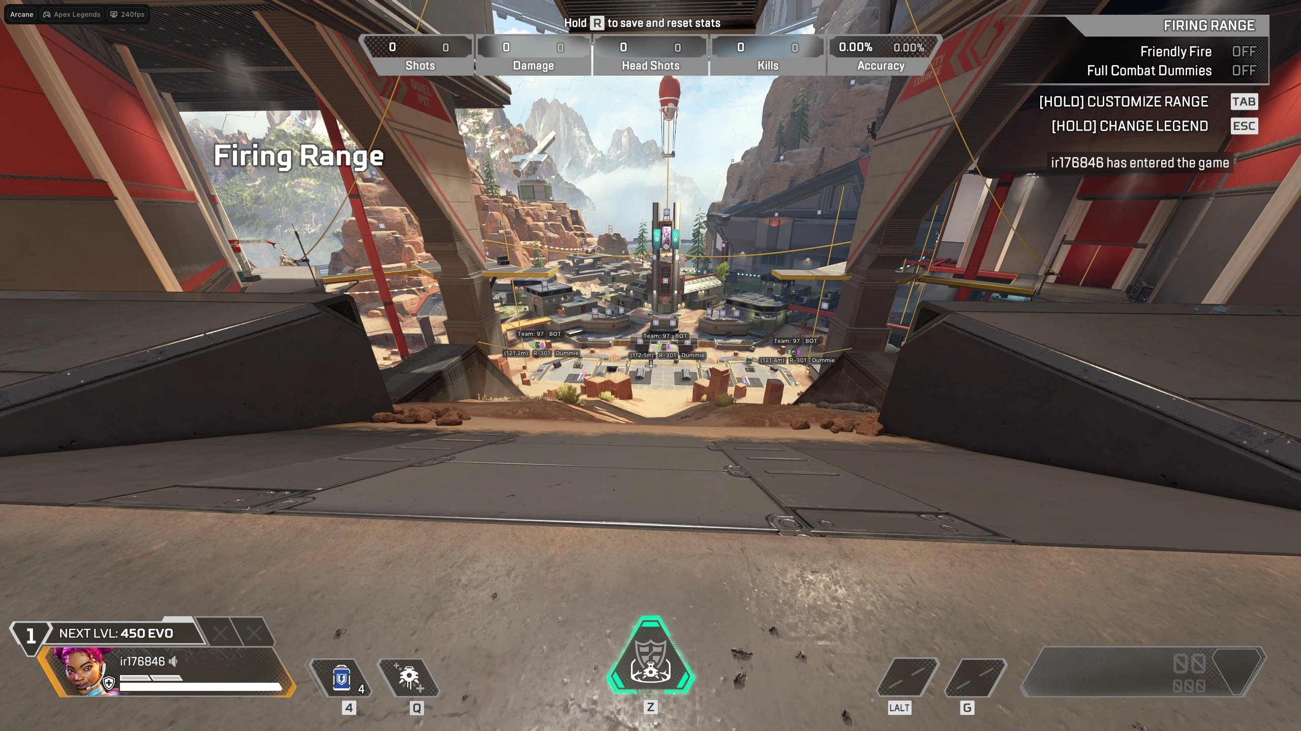 Arcane · Apex Legends: игровой кадр 1